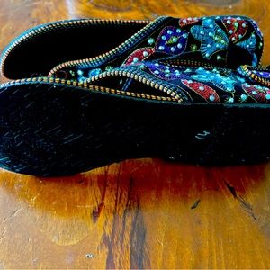 Pair of Tibetan shoes, size 16 (US size 8)